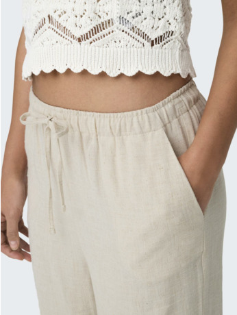Straight Fit Straight fit basic broek met middelhoge taille