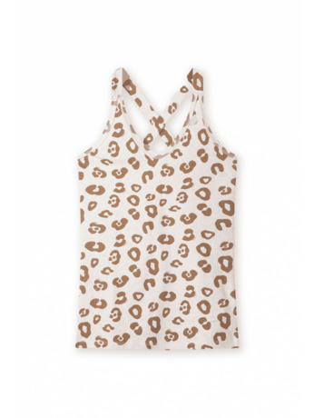 10DAYS Dames leopard wikkel 92 katoen elastaan