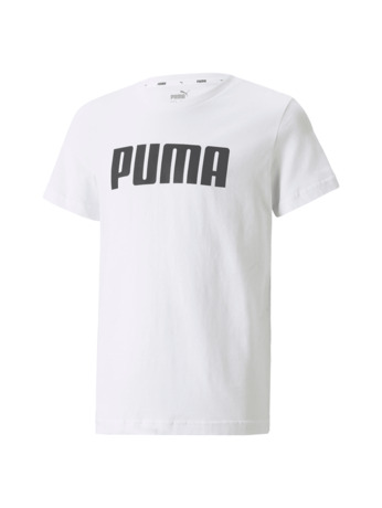 Boys ESS PUMA Tee Puma White