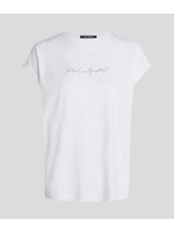 SIGNATURE RHINESTONE T-SHIRT