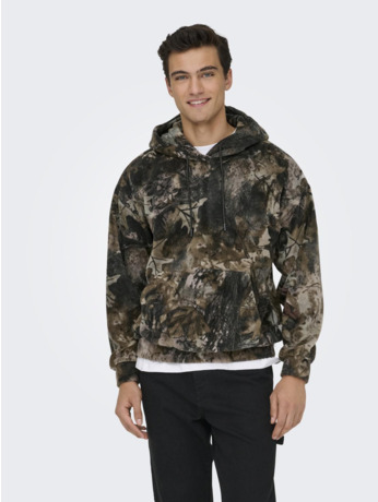 Oversize Fit Hoodie Lange Mouwen (L/M) Heren