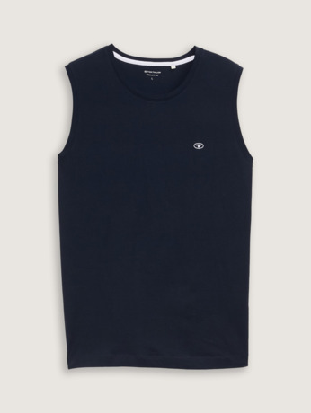 Basic tanktop met opgedrukt logo