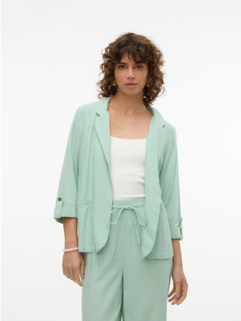 VMJESMILO 3/4 LOOSE BLAZER WVN GA N