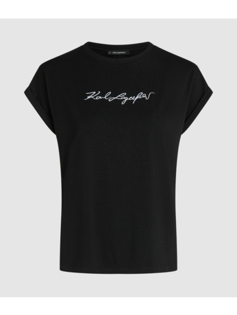 SLEEVELESS SIGNATURE T-SHIRT