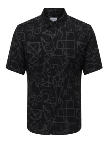 Slim Fit Overhemdkraag Korte Mouwen (K/M) Heren