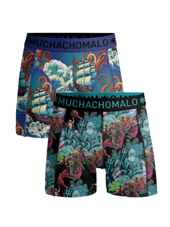 Jongens 2-Pack Boxershorts Waterelements Print/Print