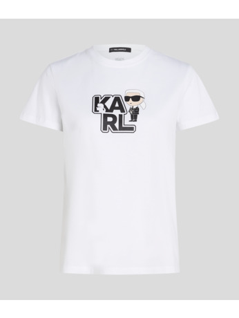 VARSITY KARL PRINT T-SHIRT