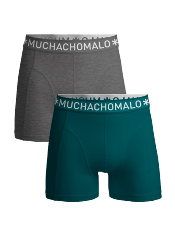 Heren 2-Pack Boxershorts Effen