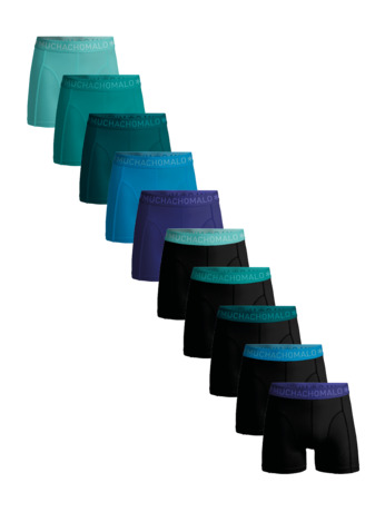 Heren 10-Pack Boxershorts Effen