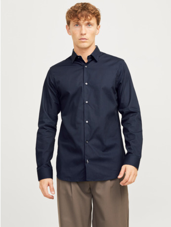 JPRBLALEEDS PRINT DOBBY L/S SHIRT L