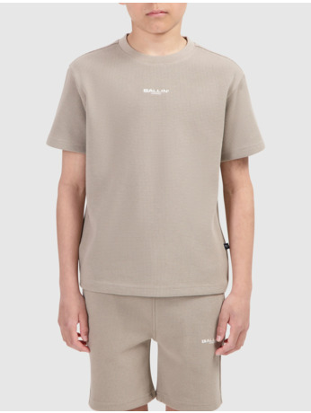 Junior Wafel Borduur T-shirt 100% Katoen