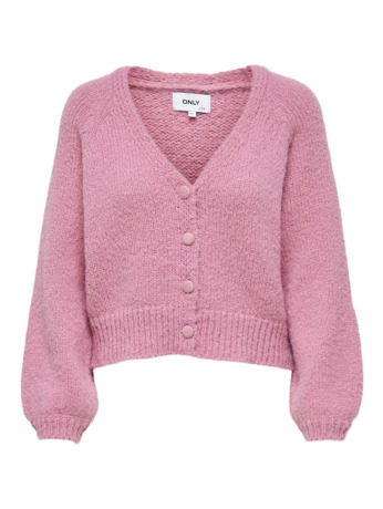 Regular Fit V-Neck Long Sleeves (L/S) Basic gebreid vest met lange ballonmouwen