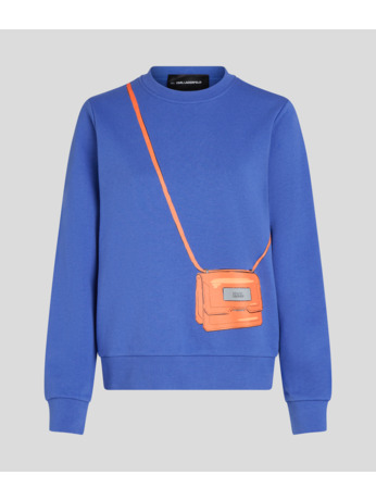 CROSSBODY BAG PRINT SWEATSHIRT