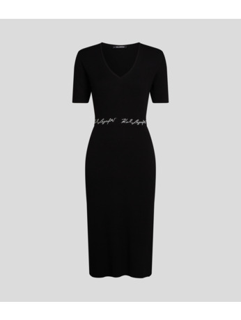 ESSENTIAL KNIT RIB DRESS