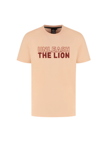 T-Shirt - Peach - Unleash The Lion
