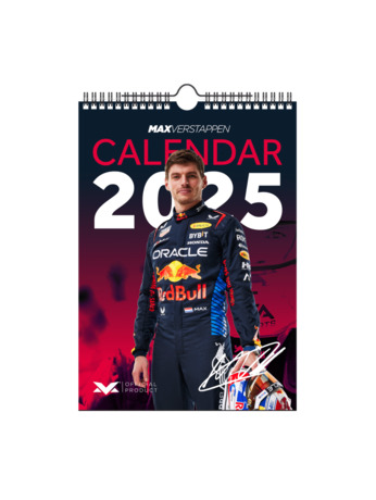 Jaarkalender 2025 - Max Verstappen