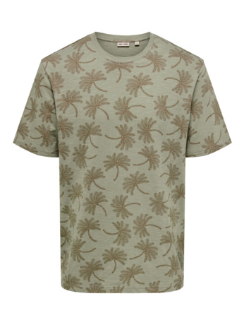 ONSMALDINI AOP REG. SS AOP TEE