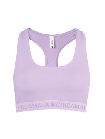 Meisjes 1-pack racer back effen Pink