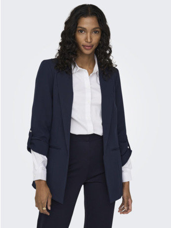 Regular Fit Reverse Blazer met manchetten met knopen