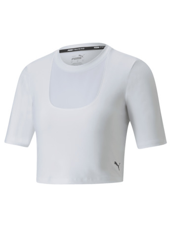 Safari Glam Fashion Top Puma White