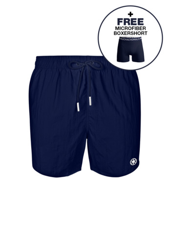 Heren Zwembroek Effen Tealish Blue