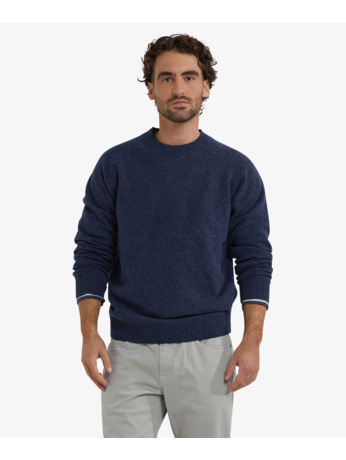 Lambswool Crew Neck sweater 100% Lambswool Heren