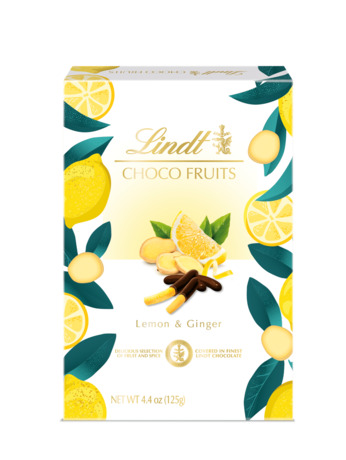 Lindt CHOCO FRUITS LEMON & GINGER 125g