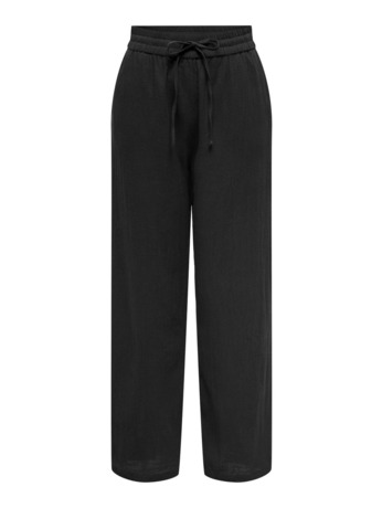 Regular Fit Basic elastische taillebroek met zijzakken