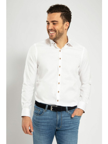 Suitable Overhemd Twill Wit