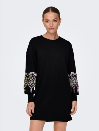 ONLBROOKE LS SHORT DRESS FLOWER SWT