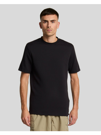 Twill Texture Crewneck T-Shirt