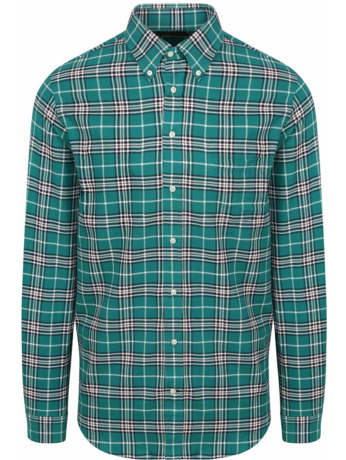 Steppin' Out Flanel Overhemd Ruit Groen