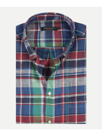 Linen Check Shirt RF BD