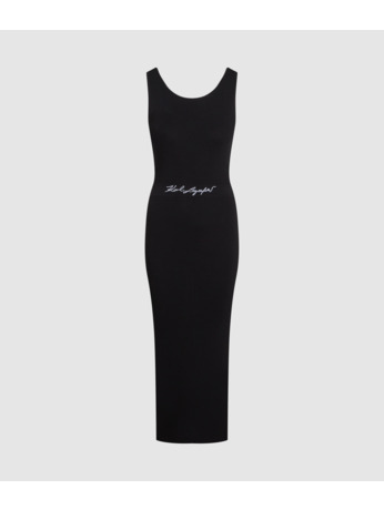 SIGNATURE LONG KNIT DRESS