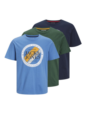 JJLOOF TEE SS CREW NECK 3PK MP