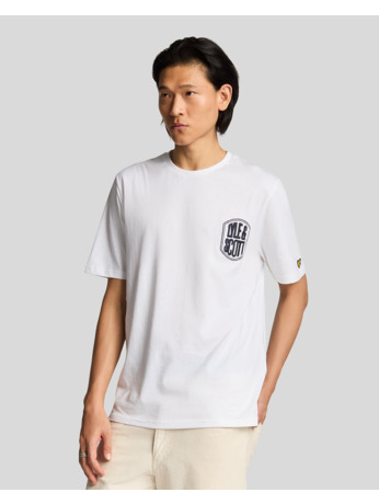 Embroidered Badge Graphic T-shirt