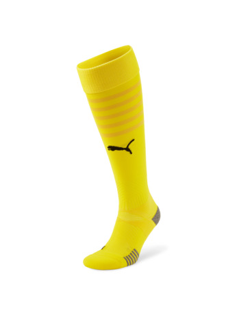 teamFINAL Socks Cyber Yellow-Puma Black