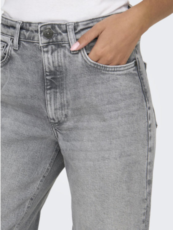 Wide Leg Fit Jeans met hoge taille en brede pasvorm en muntzakje