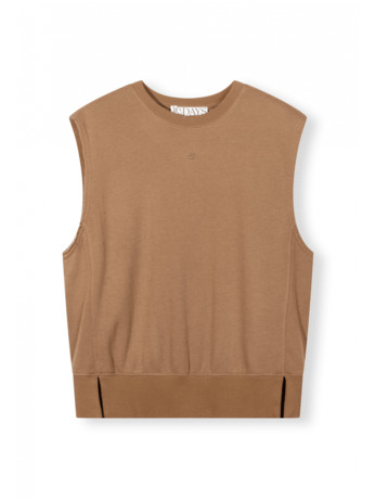 10DAYS Dames mouwloze trui bamboe katoen mix