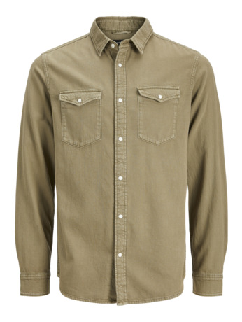Slim Fit Denim overhemd (L/S)