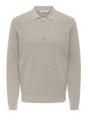 Polo met lange mouwen (L/S) met normale pasvorm Heren