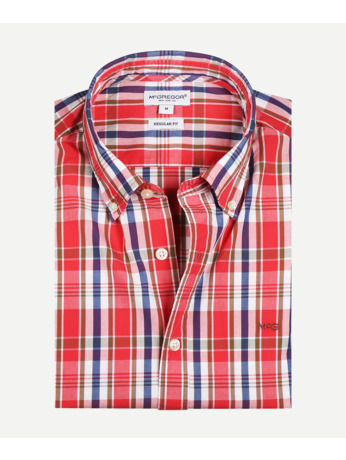 Summer Check Shirt 100% Cotton Heren
