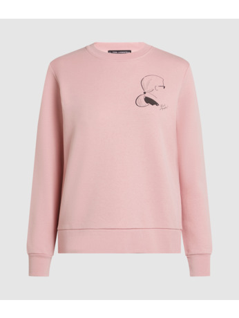 SKETCH CAMEO PRINT SWEATSHIRT