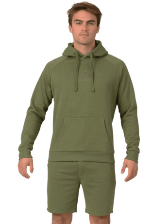 Mannen hoodie leger